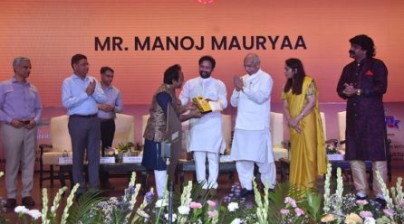 Manoj Mauryaa awarded Raja Ravi Varma Award