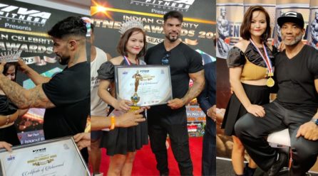 C Elina Sangtam Crowned With The Title Of Miss Fit India International at IHFF Fitness Festival in New Delhi