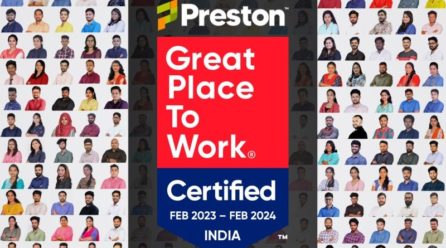 ‘Preston’, India’s Leading EdTech Company, Certified as ‘Great Place to Work®’