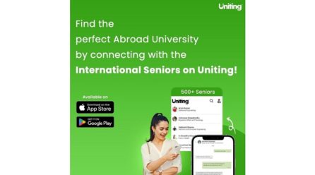 Uniting, the 1-1 chat app connecting aspiring students planning to study abroad with their seniors and alumni