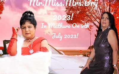 Adirays Production and Aristocratic Events Presents: Mr. Miss & Mrs. Brij 2023 On 9th July 2023 in Mathura, India