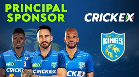 Crickex Partners With Saint Lucia Kings As Principal Sponsor For The Caribbean Premier League 2023